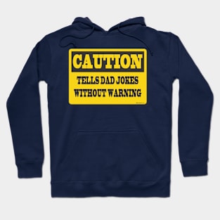 Warning-Dad jokes Hoodie